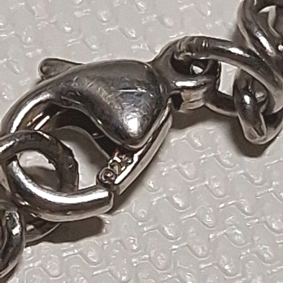 * Disney 925 Bracelet 5 Sterling Charms Epcot Mickey Mouse w/stones - Picture 5 of 6